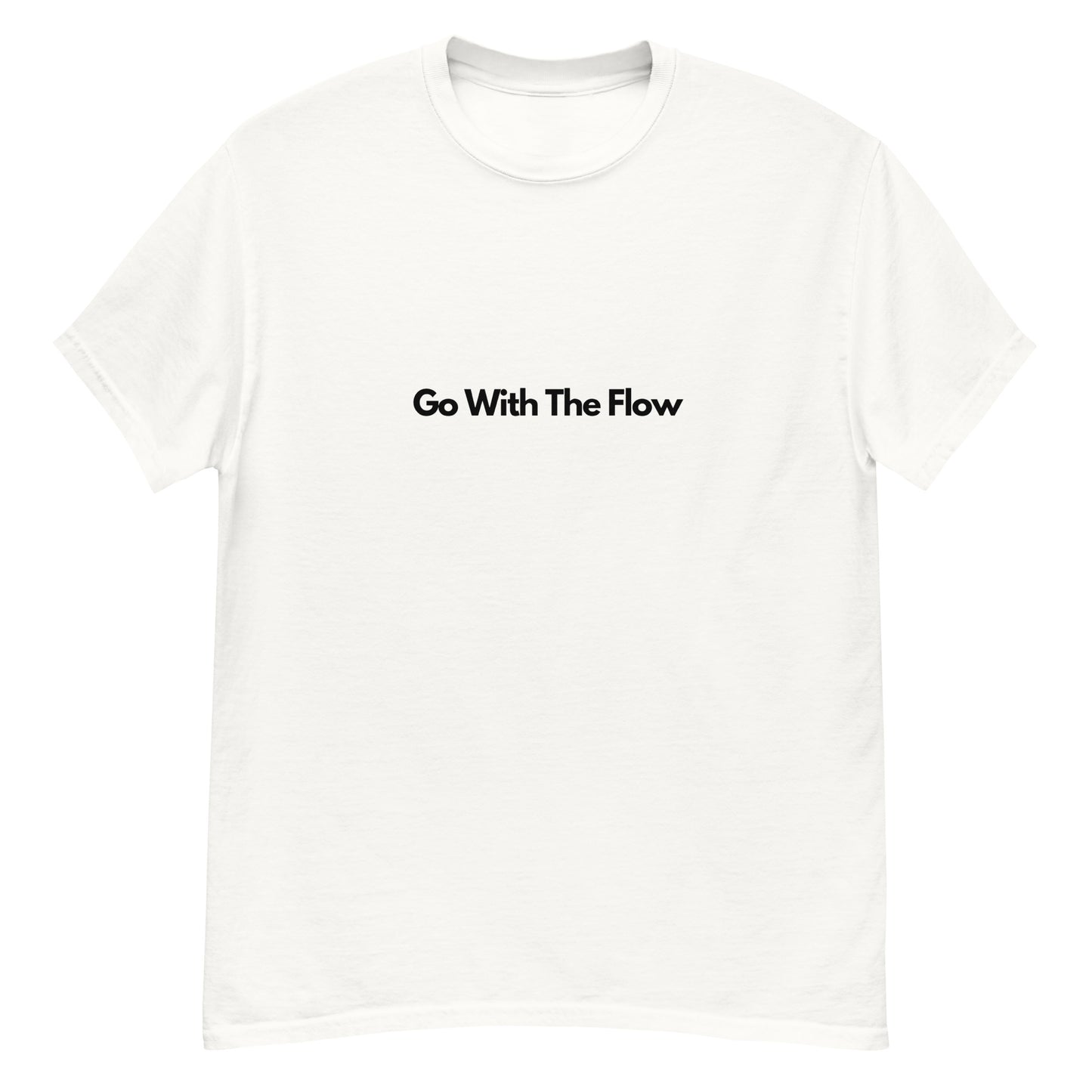 Song Title - Go With The Flow T-Shirt (White)