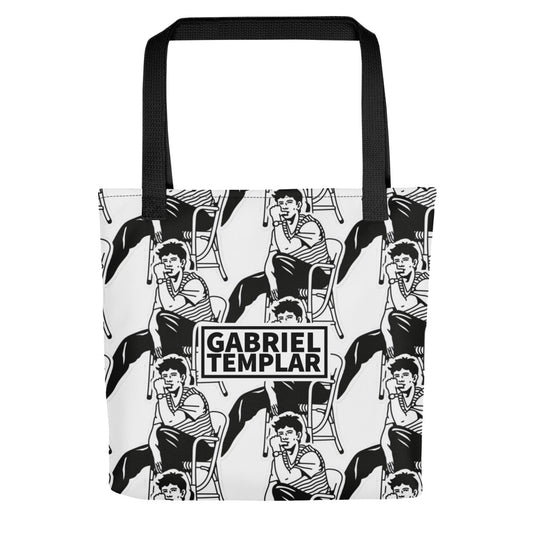 Gabriel Templar B&W Tote bag