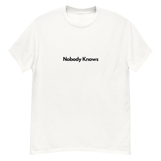 Song Title - Nobody Knows T-Shirt (White)